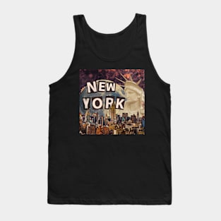 Surreal New York City Collage Tank Top